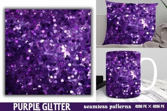 Download Purple Glitter Background Digital Paper - Paper Collection