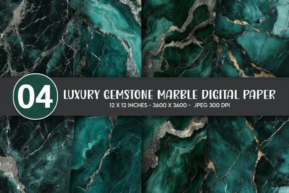 Download Luxury Gemstone Marble Digital Paper - Paper Collection