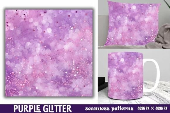 Download Purple Glitter Background Digital Paper - Paper Collection