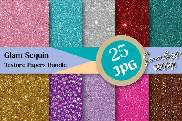 Download Glam Sequin Texture Papers Bundle - Paper Collection