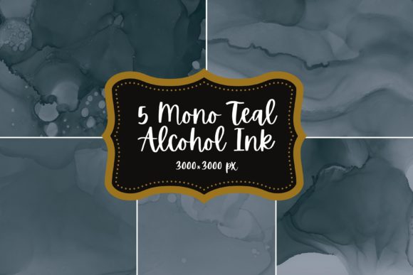 Download 18 Mono Teal Alcohol Ink Paper - Paper Collection