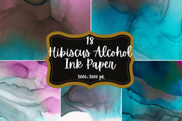 Download 18 Hibiscus Alcohol Ink Paper - Paper Collection
