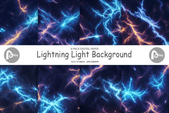 Download Digital Paper Lightning Light - Paper Collection