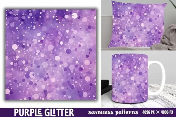 Download Purple Glitter Background Digital Paper - Paper Collection