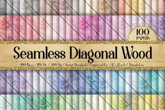 Download Seamless Diagonal Rustic Wood Papers - Paper Collection