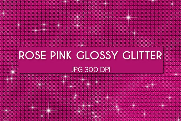 Download Rose Pink Glossy Glitter Digital Paper - Paper Collection