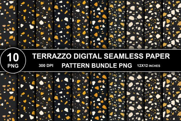 Download Terrazzo Pattern PNG Paper Bundle - Paper Collection