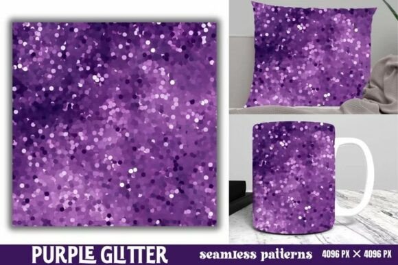 Download Purple Glitter Background Digital Paper - Paper Collection