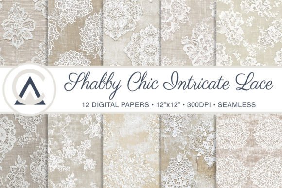 Download Seamless Shabby Chic Lace Paper Pattern - Paper Collection