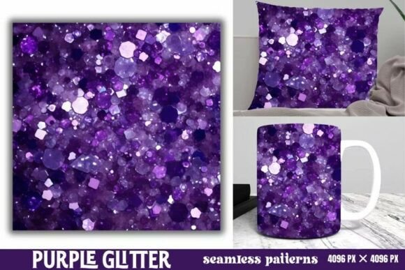 Download Purple Glitter Background Digital Paper - Paper Collection