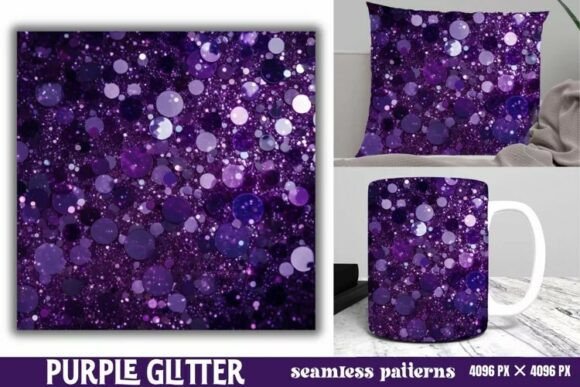 Download Purple Glitter Background Digital Paper - Paper Collection
