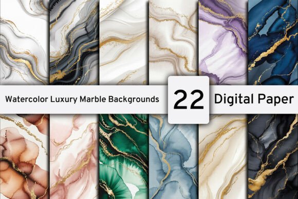 Download Luxury Marble Digital Paper Backgrounds - Paper Collection