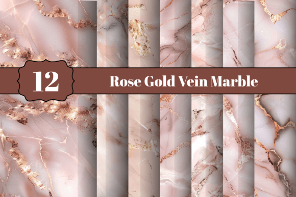 Download Rose Gold Vein Marble Texture Paper - Paper Collection