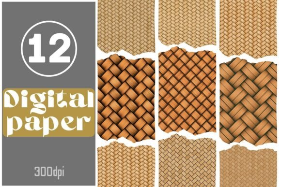 Download Brown Woven Texture Paper Pack - Paper Collection