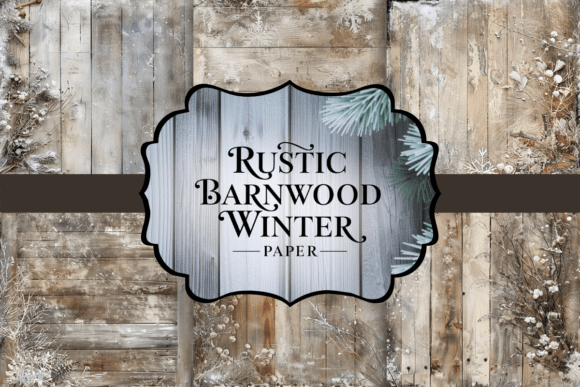 Download Rustic Barnwood Winter Paper - Paper Collection