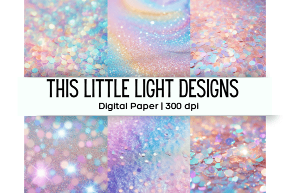 Download Holographic Glitter Digital Paper - Paper Collection