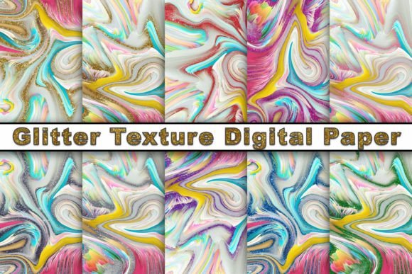 Download Abstract Marble Glitter Digital Papers - Paper Collection