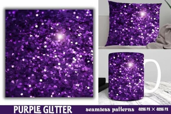 Download Purple Glitter Background Digital Paper - Paper Collection
